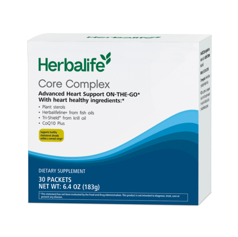 Core Complex – Herbalife Daily Heart Support Packets (Sterols, Omega-3, CoQ10)