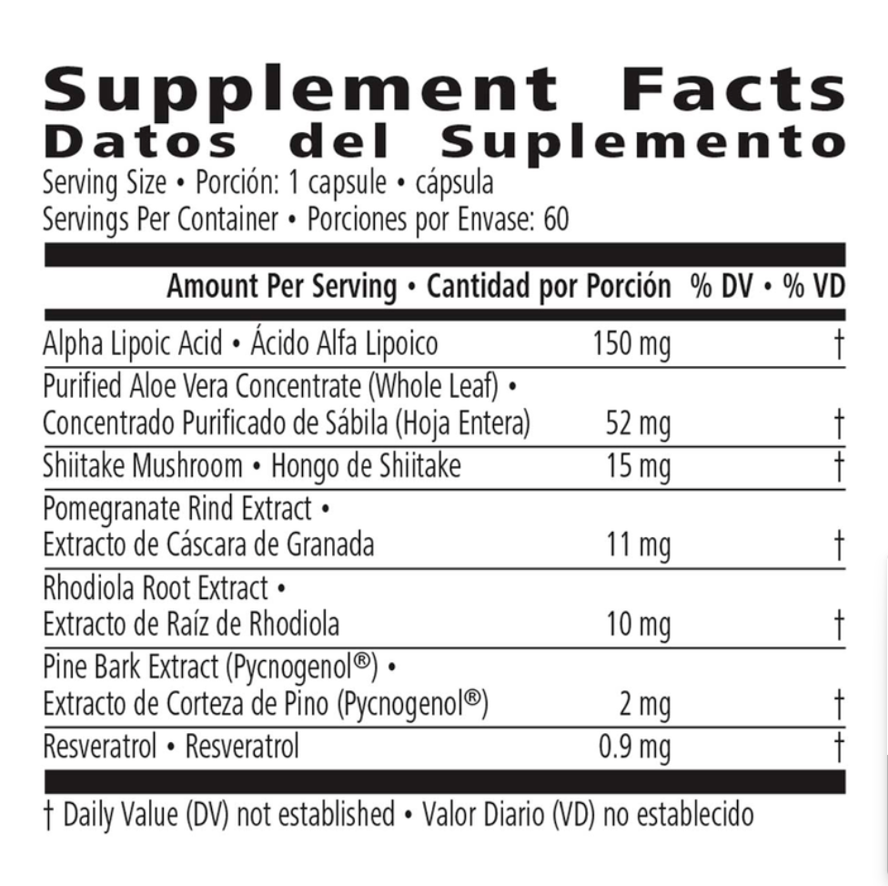 Formula 3 Cell Activator® – Alpha-Lipoic Acid & Aloe Cellular Energy Support (60 Capsules)