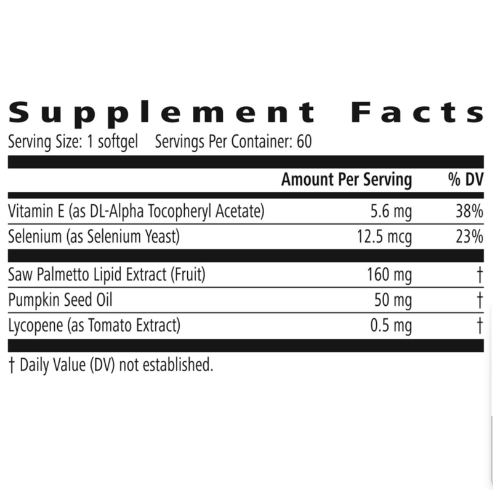 Ultimate Prostate Formula – Saw Palmetto, Lycopene & Antioxidants (60 Softgels)