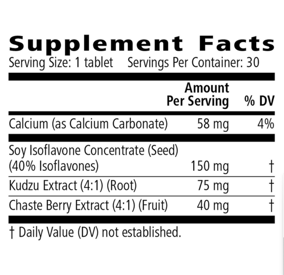 Woman’s Choice – Soy Isoflavones & Chasteberry Menopause Support (30 Tablets)