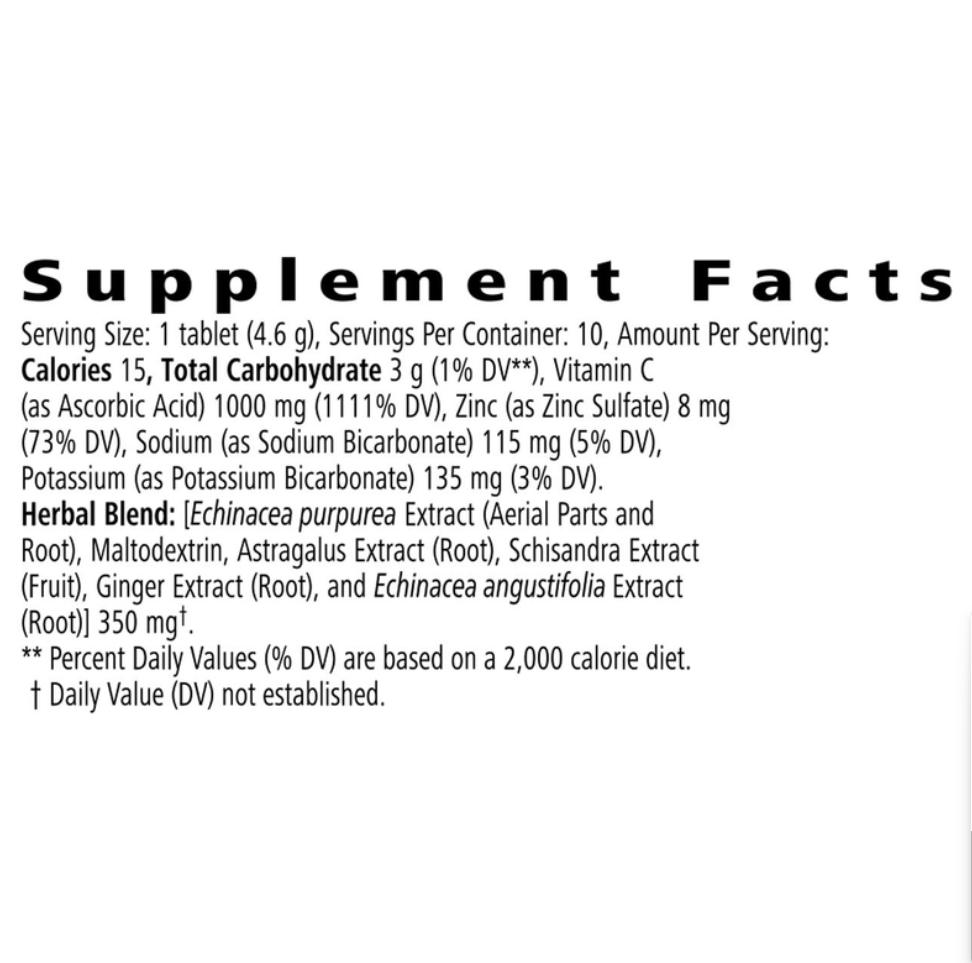 Best Defense® Orange Boost – Vitamin C, Echinacea & Zinc (10 Effervescent Tablets)