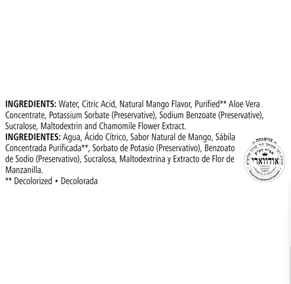 Herbal Aloe Concentrate Mango – ½ Gallon Aloe Vera Drink