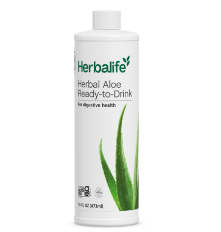 Herbal Aloe Ready-to-Drink Pint β Aloe Vera Drink 16.9 fl oz