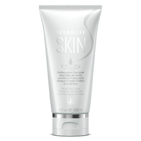 Herbalife SKIN Purifying Mint Clay Mask – Bentonite Clay Mask with Aloe Vera and Spearmint