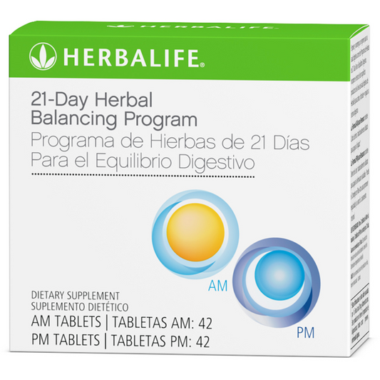 21-Day Herbal Balancing Program – AM Renew & PM Reset 84 Tablets
