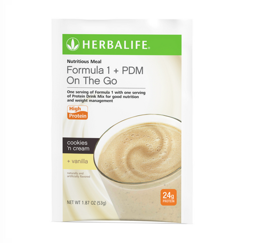 Formula 1 + PDM On The Go: 24g of Protein 7 Packets