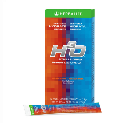 H³O® Fitness Drink: Orangeade 15 Packets