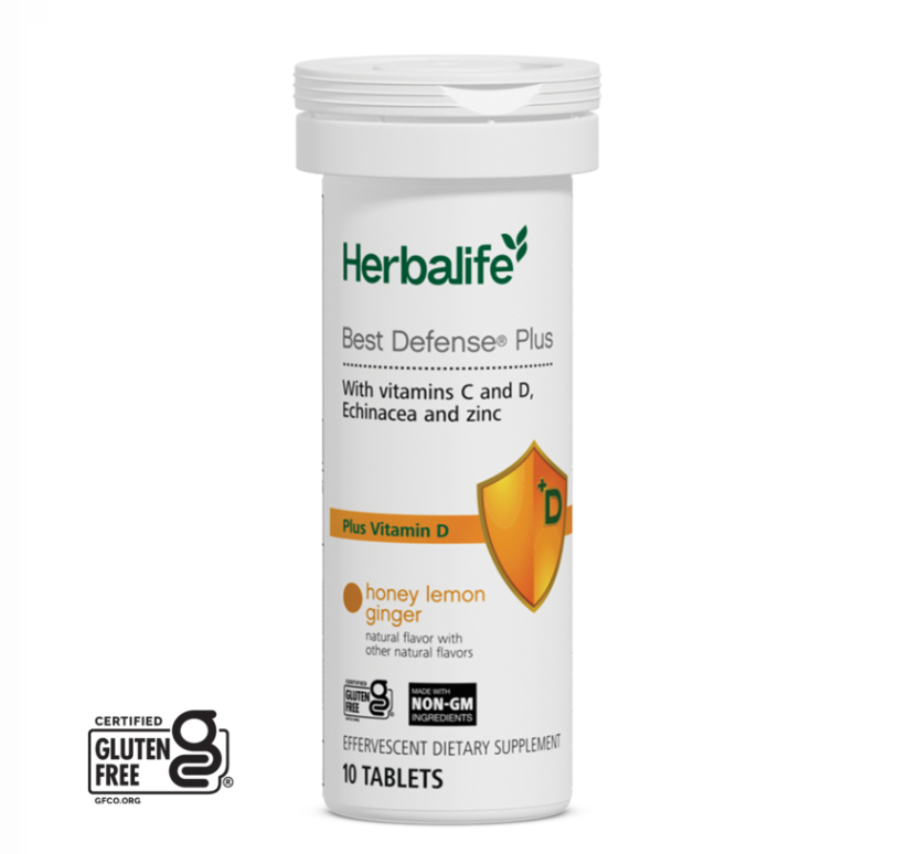 Best Defense® Plus: Honey Lemon Ginger 10 Tablets per Tube