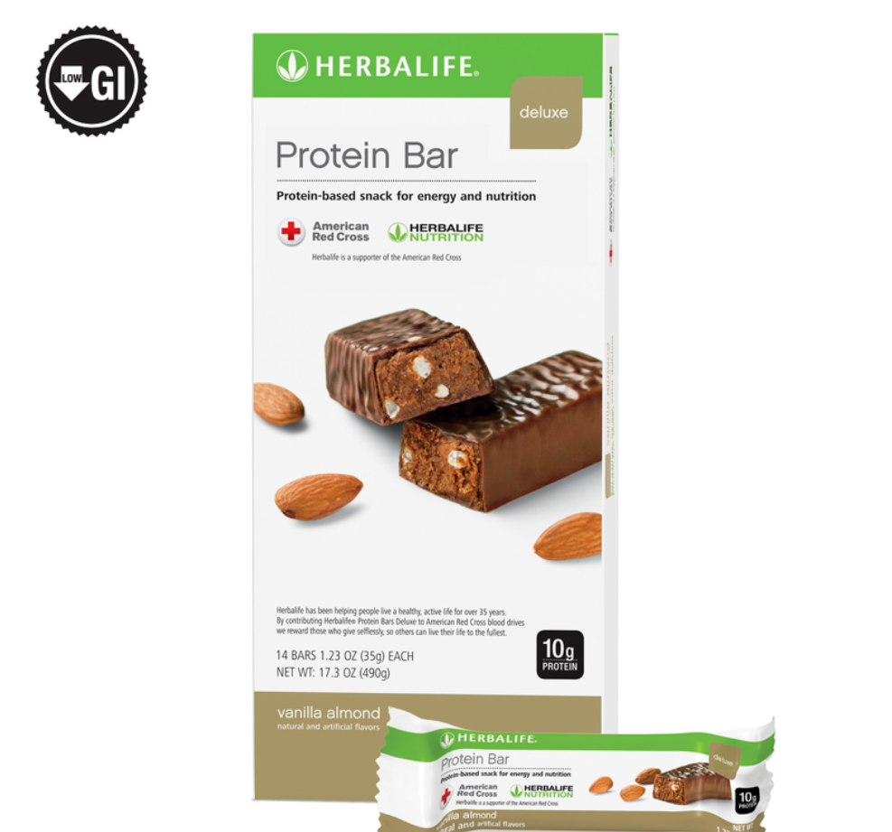 Protein Bar Deluxe: Vanilla Almond 14 Bars per Box