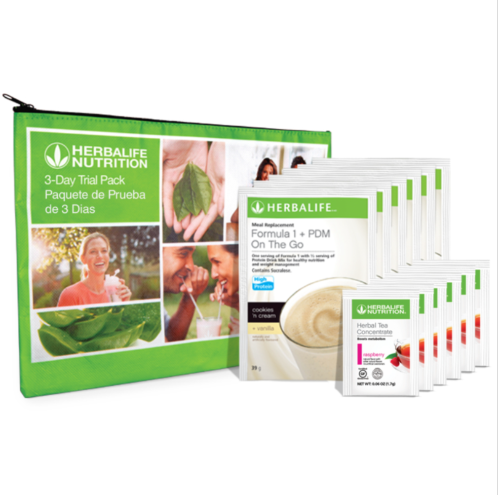 3-Day Trial Pack with Herbal Tea Concentrate: 1 set