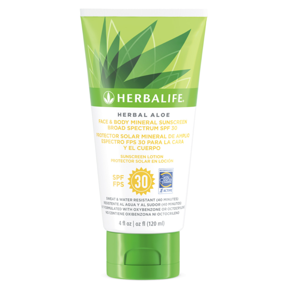 Herbal Aloe Face & Body Sunscreen Broad Spectrum SPF 30